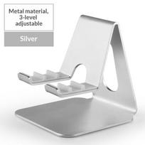 Xiaomi Adjustable Metal Phone Stand Holder, 3-Angle Desktop Mount with Silicone Pad, for Smartphone Tablet white