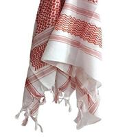 Palestinian Red White Keffiyeh Shemagh Traditional Arabic Head Scarf Palestinian Khufiya with Tassels gray