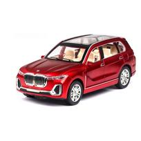 1/24 BMW X7 SUV Lydinio Automobilio Modelis Diecast & Žaislinės Transporto Priemonės Metalinis Žaislinio Automobilio Modelio Kolekcija Garso ir Šviesos Simuliacija Vaikų Žaislai Dovana