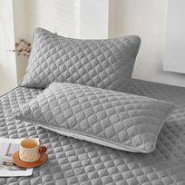 2026 m. vandeniui atspari dygsniuota ilgo pagalvės užvalkalo pora - atspari aliejui, drėgmę sugeriantis, pralaidi orui, A klasės kokybė 48x74cm Single Pillowcase gray
