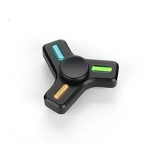 Novel Mini Edc Luminous Fidget Spinner Stress Relief Toy Zinc Alloy Gyroscope Office Desktop Stress Relief Relaxation Fidget Toy gray