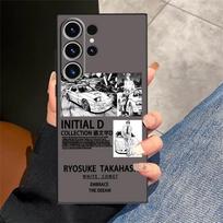 Anime Initial D Case for Samsung Galaxy S25 S23 S21 FE S20 Ultra S10 S9 S24 Plus Note 20 8 9 10 S26 Funda Phone Cover Galaxy S23 Ultra gray