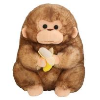 23CM Banana Golden Monkey Plush Toy A Cute Little Chubby Monkey Soothing Doll Is A Birthday Gift For Children On Festivals 23cm ruda