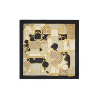 Gucci Printed silk twill carré Women's 7646553G0011079 F beige