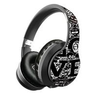 Graffiti Bevielės Bluetooth Ausinės Gilių Bosų Ausinės Triukšmo Slopinimo Ausinės HiFi Žaidėjų Ausinės su Mikrofonu Palaiko TF/FM