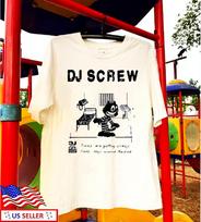 Dj screw times are getting crazy feds they wanna raid me shirt NZ259 Unisex T-Shirt L black