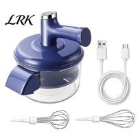 Portable Food Blender Automatic Electric Fruit Vegetable Peeler, Compact Stainless Steel Kitchen Tool, Processor One-Click Operation for Fast Peeling mėlyna