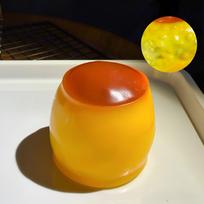 New Crunchy Squishy Caramel Pudding Stress Ball Fidget Toys Food-Shaped Pudding Asmr Sensory Stress Relief Toys For Adults Gift red