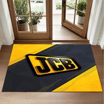 JCB Design Crystal Velvet Rug Soft Decorative Mat for Bedroom Entrance 40cmx60cm yellow