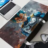 Vegeta Dragon Ball Z Xxl Rubber Large Pc Mousepad Gamer Gaming Mouse Pads Desk Keyboard Mat Computer Laptop Dbz Mat 800x300x2mm gray