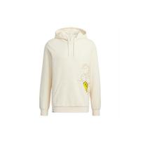 Adidas Neo X SMILEY Sweatshirts Men's Ecru Hooded Moderate Regular HE7956 XXL white