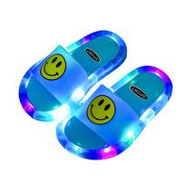 Kids Light-Up Slide Sandals for Summer Beach Pool Outdoor Play 30 šviesiai mėlyna spalva