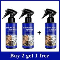 Quick-Acting Car Rust Remover Spray - Care for Auto Exhaust Pipes Wheel Hubs Metal Iron Powder Cleaner Detonation 4 3PCS