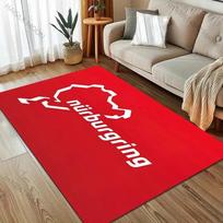 Įvairių dydžių Nurburgring F1 tarptautinės trasos kilimas svetainei, namų dekoravimui, neslystantis grindų kilimėlis miegamajam, didelio ploto kilimai 80cmx140cm
