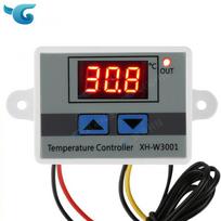 XH-W3001 Skaitmeninis termostatas Temperatūros reguliatorius 220V/1500W black