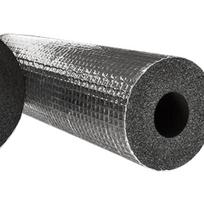 Ugniai atsparus lipnus aliuminio folijos izoliacinis vamzdelis saulės energijai ir vandeniui, apsauga nuo šalčio ir saulės Inner Diameter 34mm, Wall Thickness 20mm