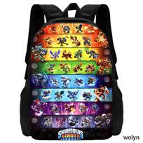 Skylanders Dragon Sparrow Paprasta kuprinė Studento mokyklinė kuprinė Kompiuterinė kuprinė Standard yellow