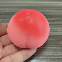 Squishy Juicy Peach Fidget Toys Soft Simulation Peach Fast Rebound Squeeze Stress Ball Toy Adult Asmr Sensory Anti Stress Toys red