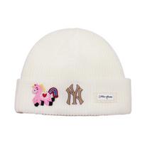 MLB Customized hat pattern logo cute pony literary wool woolen hat same style for men and women as couple 3ABNBM246-50CRD (TeamF-cute pony) white
