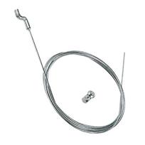 Z Bent Hook Lawn Mower Throttle Control Cable, 200 cm x 1.5 mm Cable Assembly for Mower Repair, Linkage 1