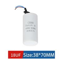 CBB60 Variklio paleidimo kondensatorius AC450V 3/4/5/6/8/9/10/12/14/15/16/18/20/25/30/40/45/50/60/70/80UF Skalbimo mašinai