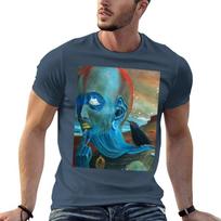 Untitled (The Prophet) by Zdzislaw Beksinski TShirt Lightweight Print TShirt 3XL black