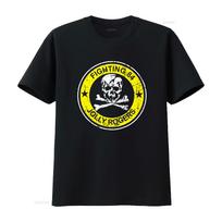 New Limited Fighter Squadron 84 Vf Jolly Rogers T Shirt Vintage Washed Slightly Designer Clothes Versatile Comfortable Graphic 4XL black