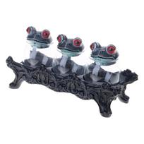 Resin Frogs Spices Jar Capricious Kitchen Decors Solid Storage Container For Herb Spices And Seasonings Cooks's Helper 1 gray