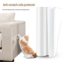 Skaidrus PVC Anti-Cat Scratch Baldų Lipdukas white
