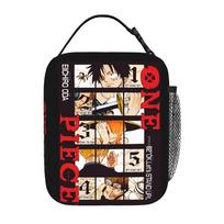 One Piece Anime Insulated Lunch Bag Insulation Bento Pack Rice Bag  bolsa Student Bento Lunch Handbag Insulation One Size