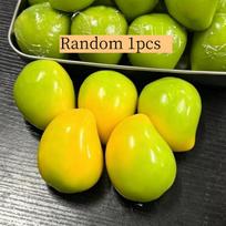 Handmade Crispy Mango Stress Ball Fidget Toy Crunchy Squeeze Ball Round Blocks Filled Asmr Anti Stress Toys For Adults beige
