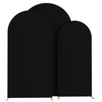 1 vnt. Arkos stovo užvalkalas Vestuvių gėlės Durų dekoravimas Poliesteris Elastingas Rinkinio Fono užvalkalas Rekvizitas Naudojamas Banketui (Be lentynos) 80x180cm(6Ft) juoda
