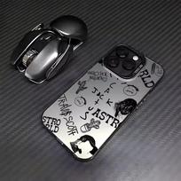 Prabangus Travis Scott Cactus Jack telefono dėklas IPhone 16 15 14 13 12 11 Pro Max saldainio matinio paviršiaus smūgiams atsparus galinis dangtelis Dėklas Funda iphone 14 Plus gray