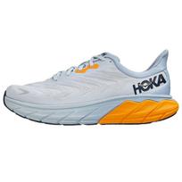 HOKA ONE ONE Arahi 6 Plein Air Blue Fog Orange 1123194-PABF 44.5 gray