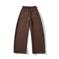 Spicy Girl High Waist Slimming Grey Sweatpants: Women's Loose Wide-Leg Scimitar Pants for Spring/Autumn 2026 Large kava