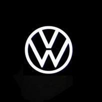 Nauja 80% LED automobilio durų logotipo projektoriaus lempa Volkswagen VW Touareg 7P Golf 5 6 7 Jetta MK5 MK6 MK7 Passat B6 B7 B8 Without wires 2PCS