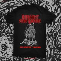 New Antichrist Siege Machine Sic Semper Tyrannis Black T Shirt S 5xl Tt774 Vintage Breathable Casual Slightly Stylish L gray