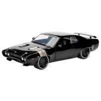 Kyosho Jada Toys Fast & Furious Series 1/24 F&F 8 Plymouth GTX Black (Dominic) JADA98292 Multicolor black