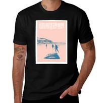 Winkipop Bells Beach Surfers Travel Poster Tshirt Simple Print Design Tshirt 3XL black