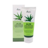 Ekel Aloe Foam Cleanser Deep Cleansing & Hydrating Facial Wash 180ml white