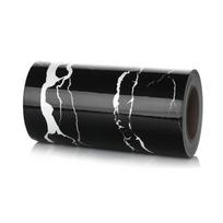 Lipnios vandeniui atsparios grindjuostės lipdukai, marmurinės sienos apdailos juostelės, juosmens linijos tapetų pagrindas 10cm x 5m balta/juoda