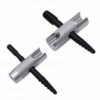2PCS Grease Zerk Fitting Tool Multifunctional Removal Installation Rethread Tool Fit 1 4 28 SAE 1 8 NPT M10x1 M8x1 Hex gray