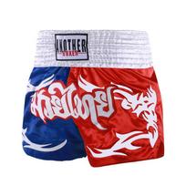 Martial Arts Shorts Muay Thai Boxing Training Fight Gear Unisex Sportswear With Color Block Design XXXL gray