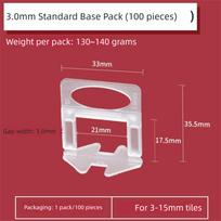 100pcs Thickened Tile Spacers Professional Flooring Wall Level Alignment Spacers  Construction Tools 3mm-100pcs