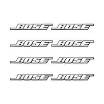 Naujas BOSE Raidinis Logotipas Automobilio Garso Stereo Ženklelis Lipnus Metalinis Lipdukas Automobilio Durų Garsiakalbio Garsiakalbio Modifikacijai 8Pcs-Sticker