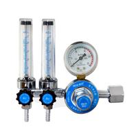 Argon   CO2 Mig Tig Flow Meter Flowmeter Gas Regulator Gauge Welding double double