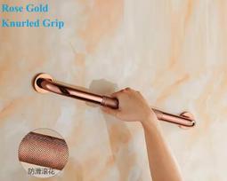 1Piece Brass Bath Shower Safety Grab Bar Handicapped Elderly Towel Hanging Rose Gold Oil Rubbed Bronze Antique Anti-slip Rail 325MM