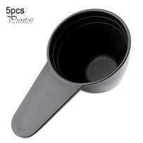 5Pcs Food Grade PP Coffee Beans Kitchen Home Baking Tool Measuring Spoon Scoop 5pcs black