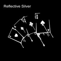 15.6X12.7CM Interesting Casino Poker Games Car Sticker Waterproof Reflective Vinyl Decal Styling Decorative Sticker Accessories white