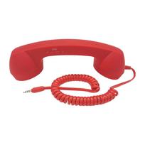Daugiafunkcinis retro telefono ragelis Skambučio imtuvas Laidinės ausinės Telefono ragelis Mobilieji telefonai raudona